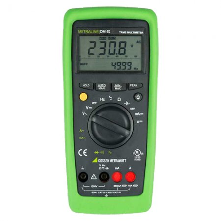 METRALINE DM62 带模拟条形图和温度测量 TRMS数字万用表 货号M197A