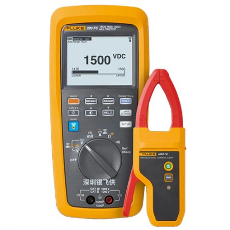 Fluke-283FC/PV太阳能数字万用表和无线电流钳表