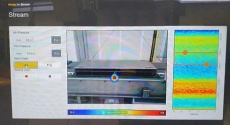 压缩机或空调的总装后，用声学成像仪进行气密性检查