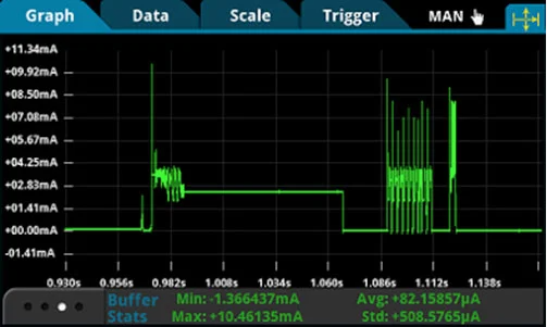 吉时利万用表DMM7510用户界面