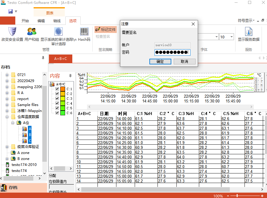 testo ComSoft CFR 版软件或Pro版软件