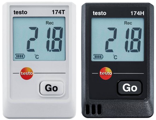 Testo174T和Testo174H温度记录仪