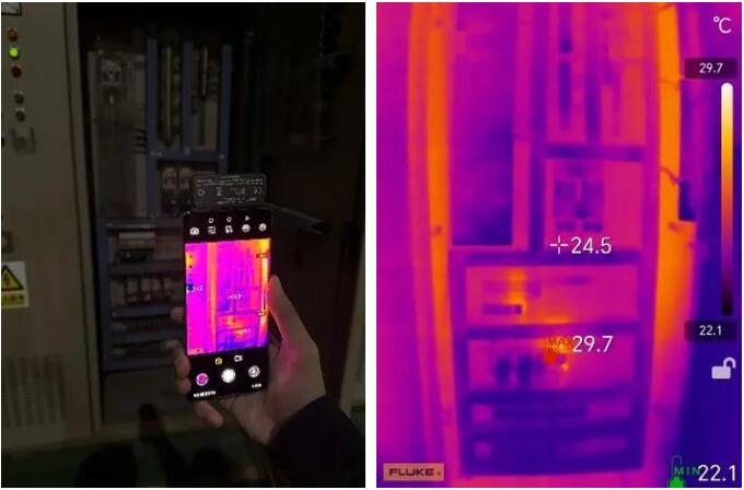 Fluke iSee™手机热像仪代替老式巡检方法