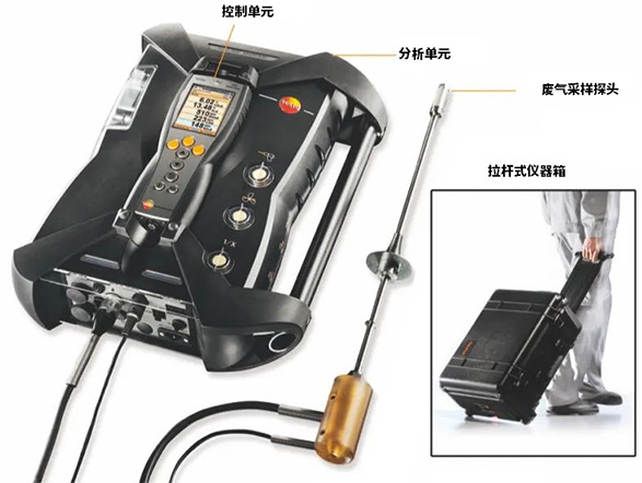 Testo350船用烟气分析仪监测船舶发动机废气