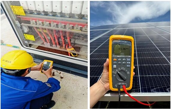 Fluke-283FC功率万用表测试