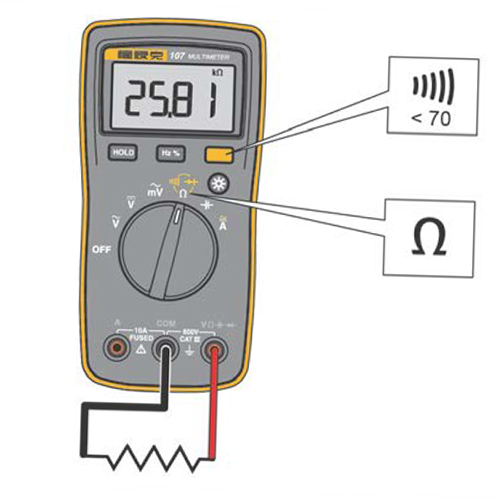 FLUKE107掌上数字万用表